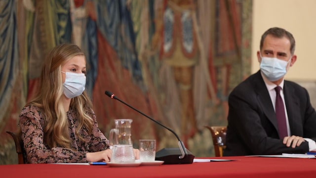 princesa leonor preside unos premios 