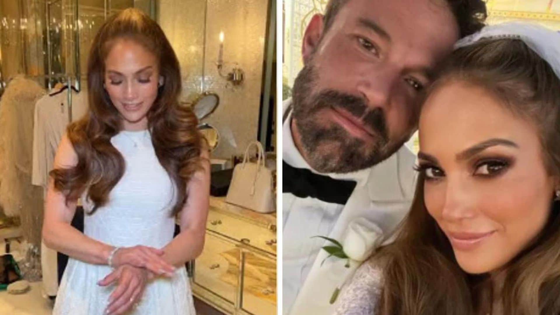 Jennifer Lopez y Ben Affleck comparten detalles de su boda en Las Vegas