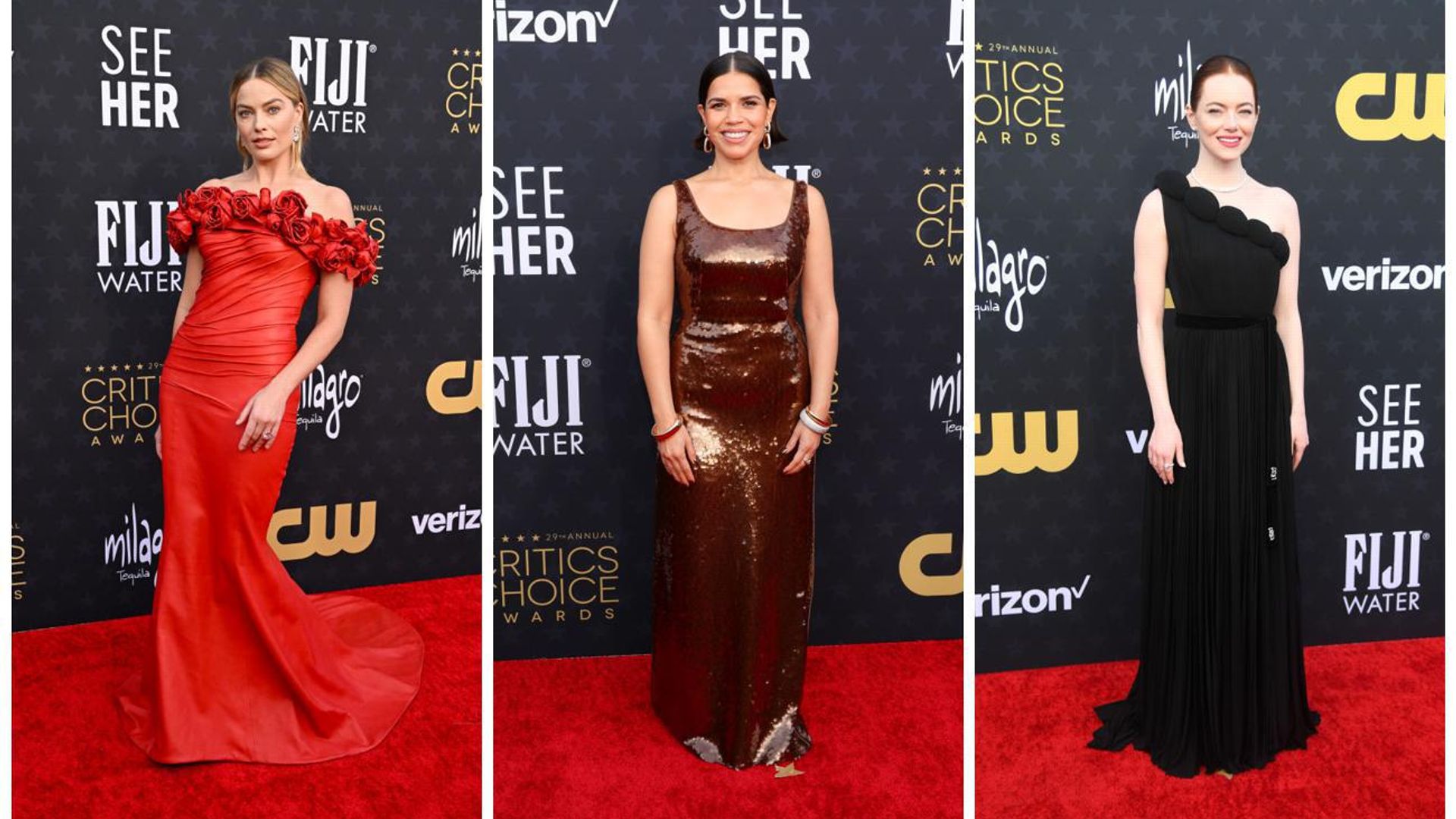 Critics Choice Awards 2024: los mejores ‘looks’ de la alfombra roja