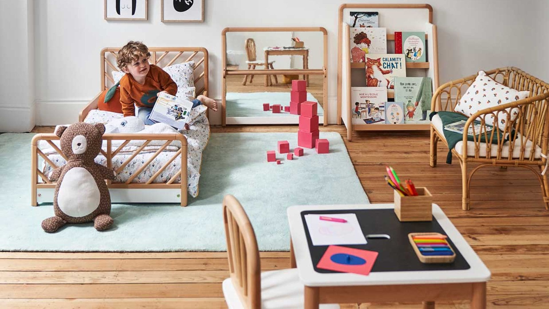 Cómo decorar una habitación infantil con el método Montessori para niños felices e independientes