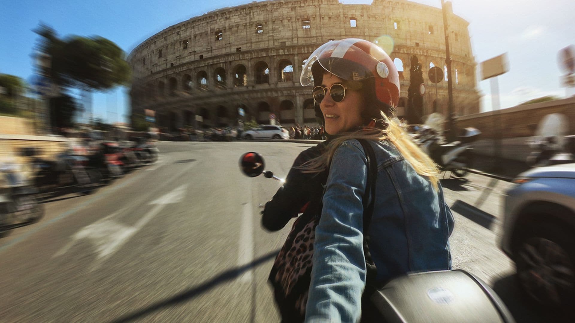 Roma en Vespa a lo Audrey Hepburn