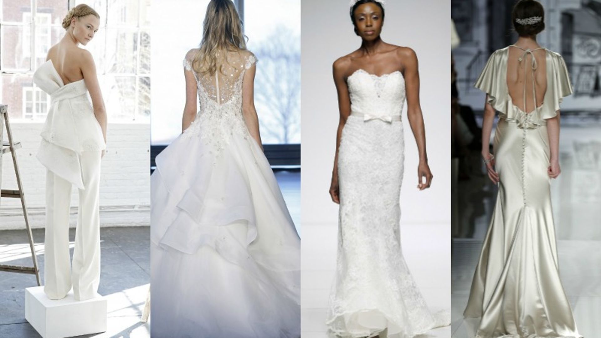 Tendencias 2017: Vestidos de novia de volantes vs. lazos