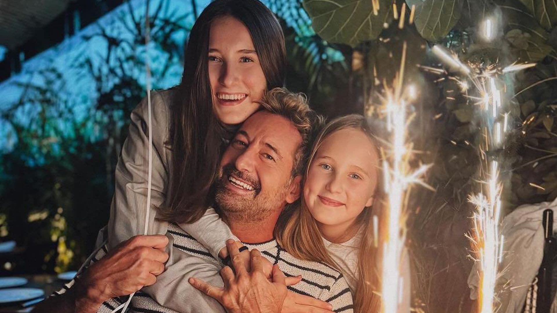 Gabriel Soto celebra su cumpleaños 49 al lado de Irina Baeva y sus dos hijas