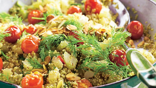 ensalada tomate quinoa