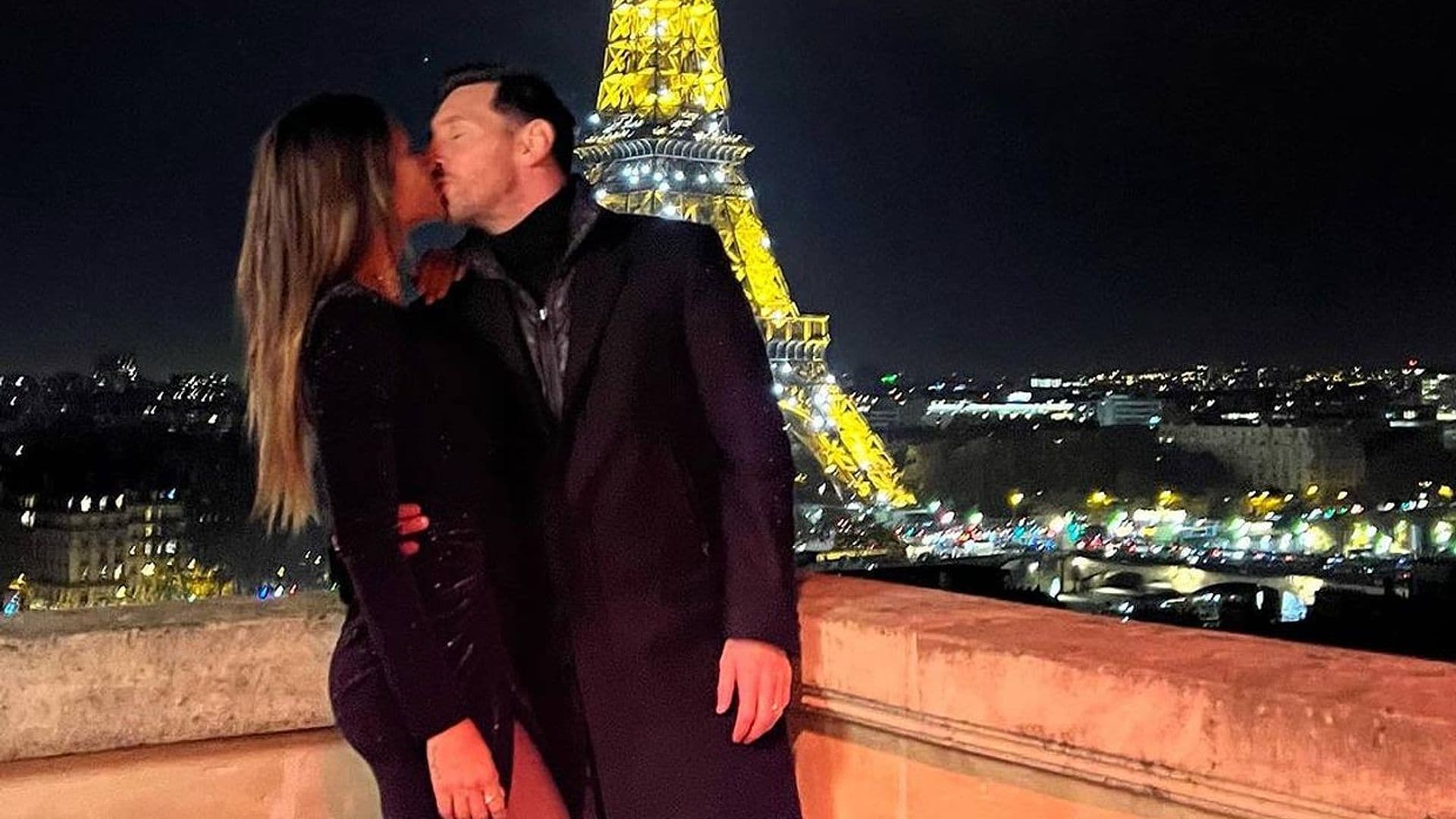 Una declaración de amor y un beso de película: la romántica cena de Leo Messi y Antonela Roccuzzo en París