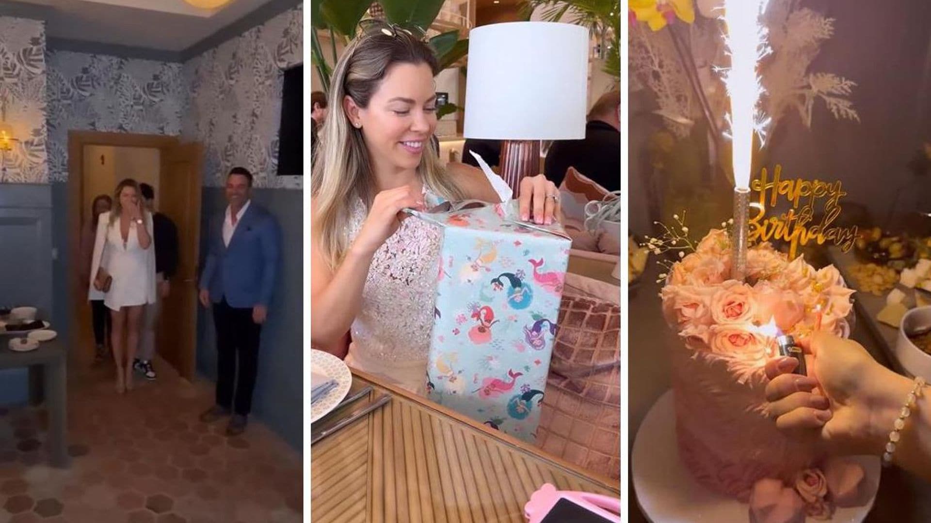 Con una fiesta sorpresa y un viaje a la playa, Ximena Duque celebra sus 38 años