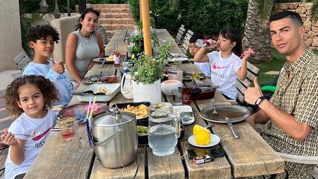 cristiano ronaldo georgina rodr guez y sus hijos