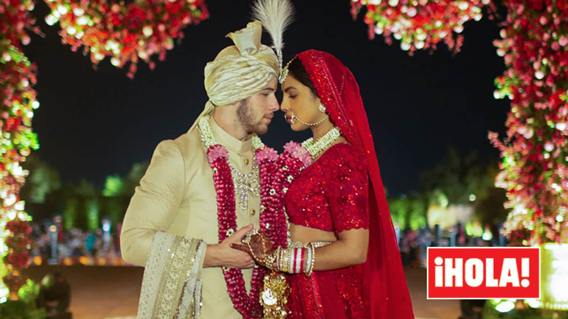 EXCLUSIVA: Tradición y modernidad en el vestido de novia hindú de Priyanka Chopra