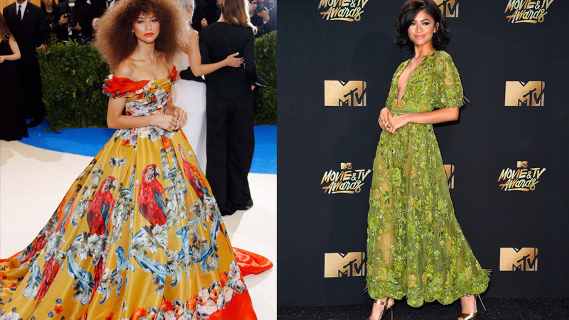 Una estrella en ascenso: Zendaya en 10 'looks' de alfombra roja