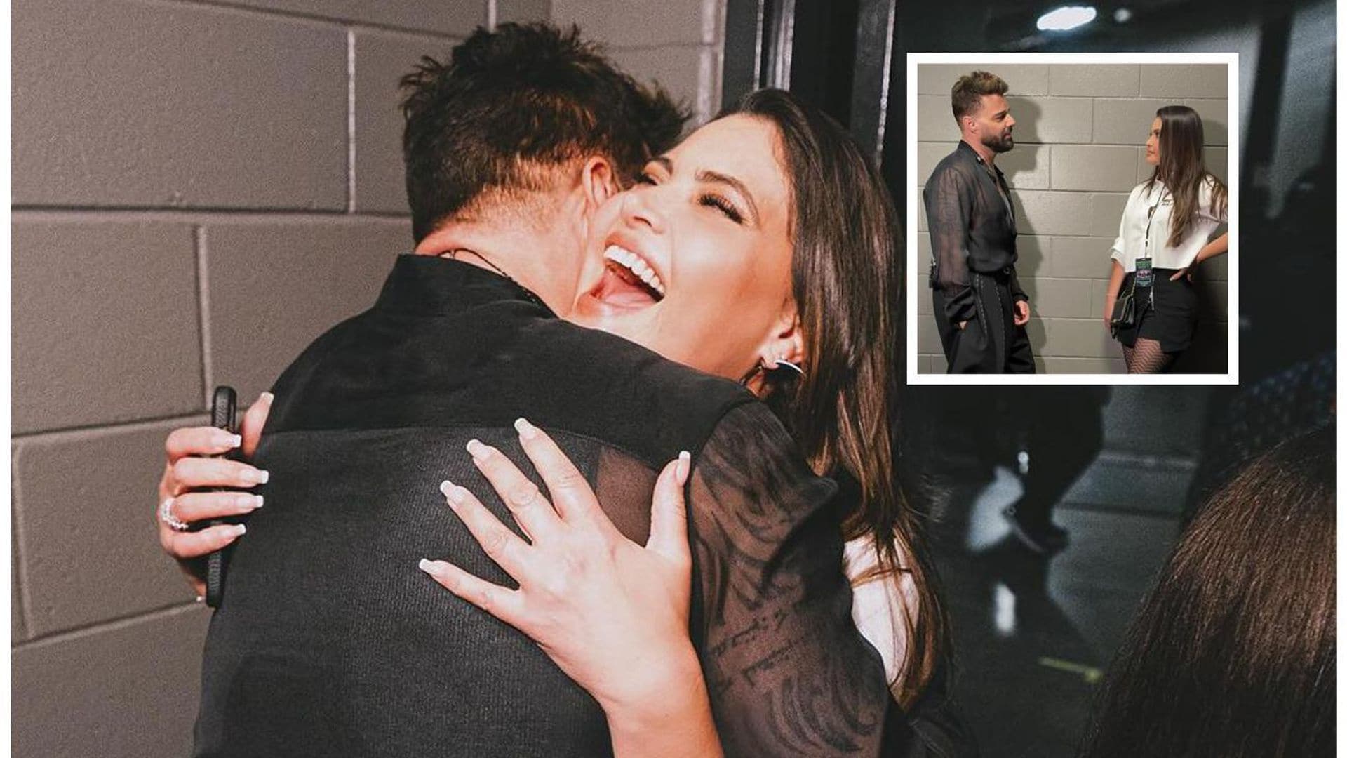 ¡Con abrazo incluido! Así fue el encuentro de ‘Chiqui’ Delgado con Ricky Martin