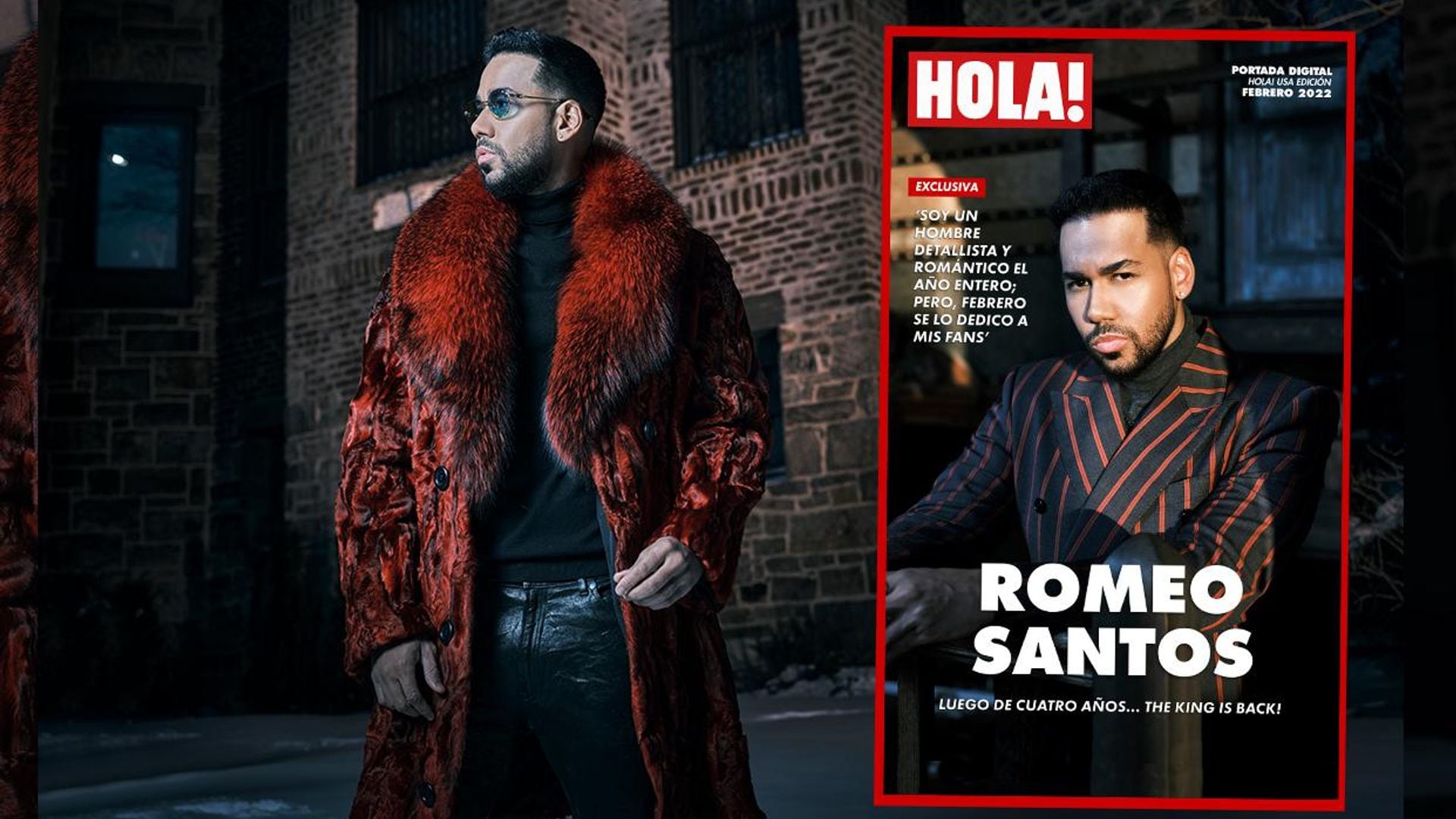 ¡Romeo Santos está de regreso!: ‘Soy un hombre detallista y romántico el año entero pero, febrero lo dedico a mis fans’