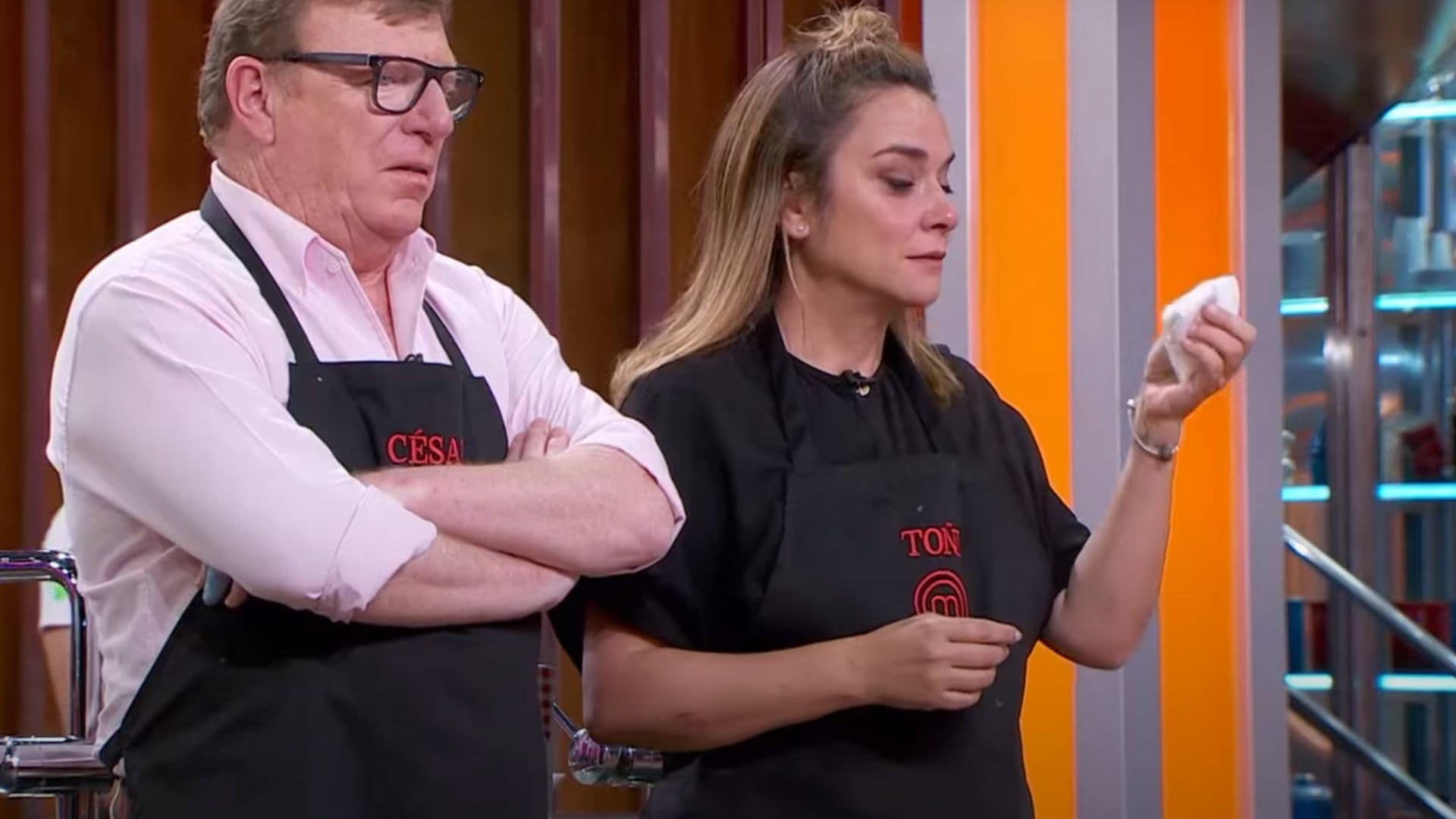 Las lágrimas de Toñi Moreno en 'MasterChef Celebrity': 'Soy el Bustamante de esta edición'