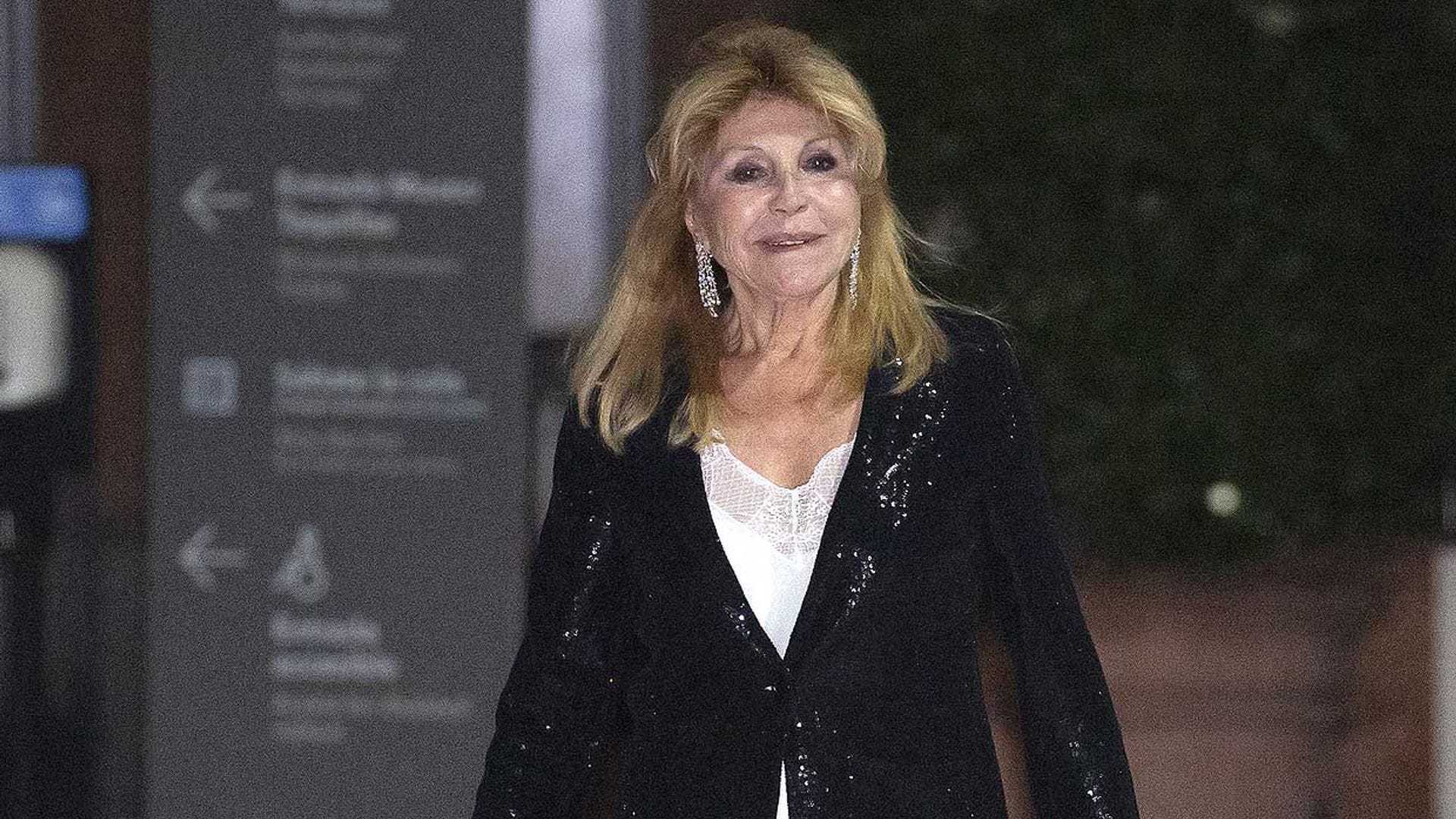 La baronesa Thyssen desmiente cualquier distanciamiento con su hijo Borja y cuenta cómo están sus nietos