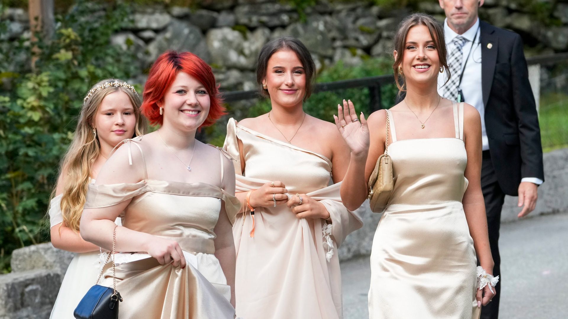 Las tres hijas de Marta Luisa de Noruega, grandes protagonistas de la boda real del año