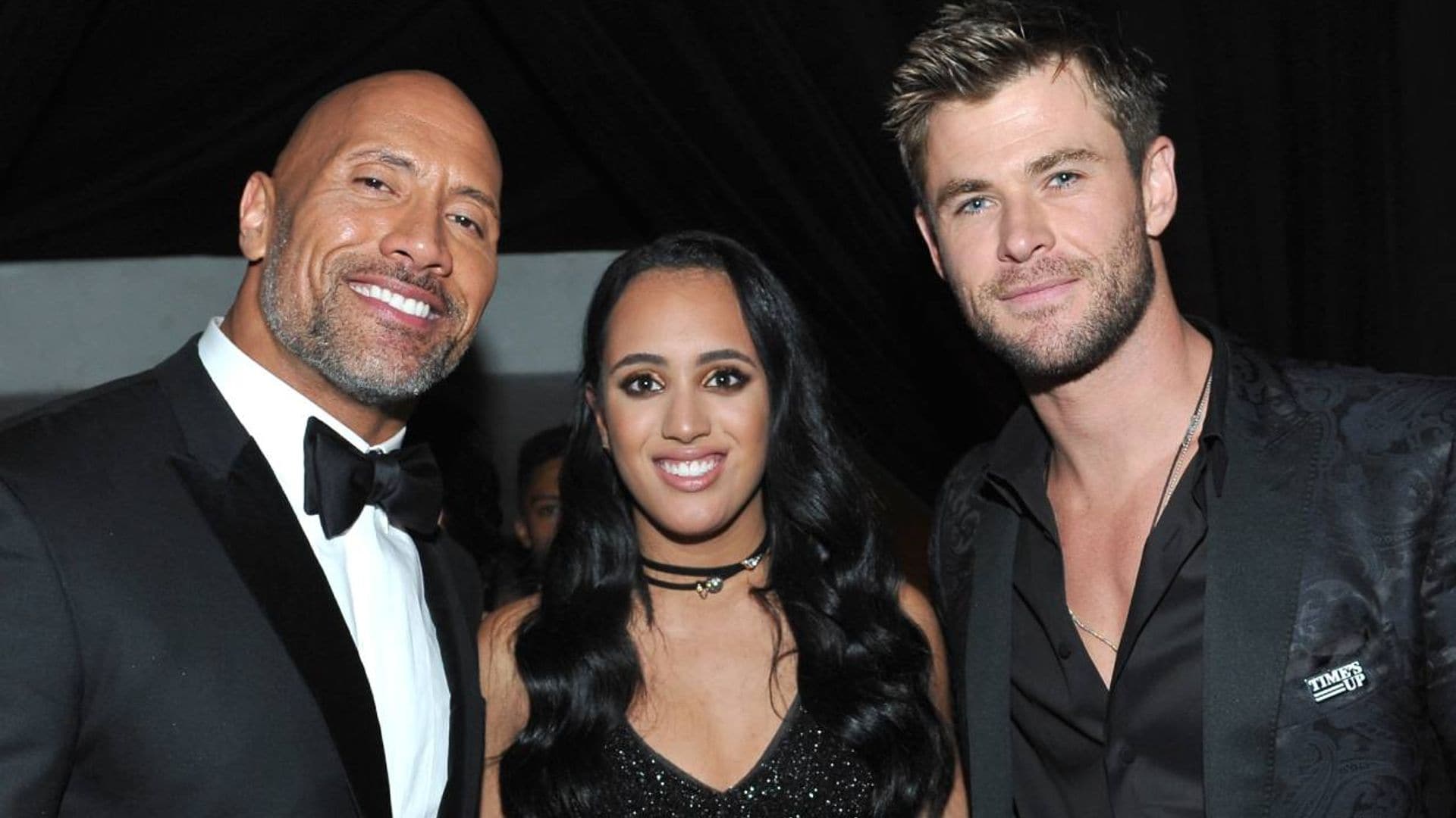 La felicitación más surrealista de Chris Hemsworth a su amigo Dwayne Johnson, 'La Roca'