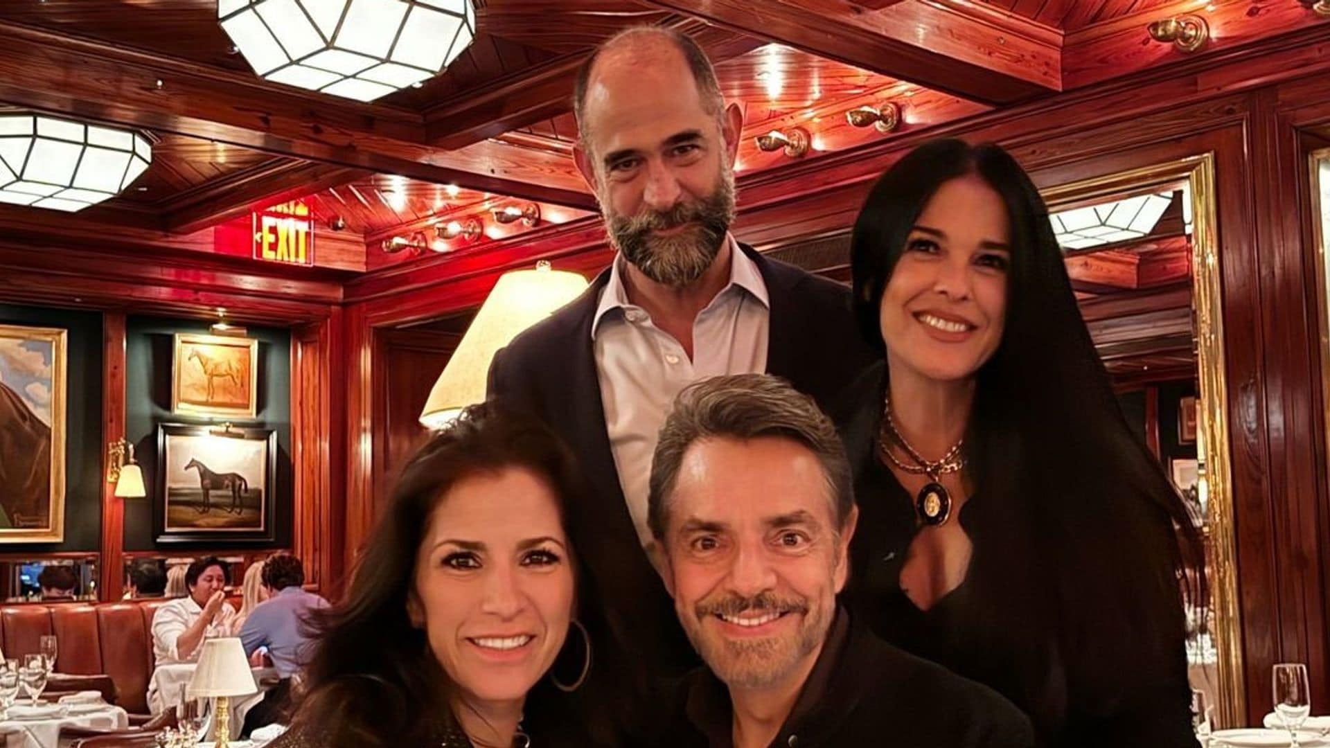 Con una divertida cita doble con Martha Debayle, Eugenio Derbez festeja su cumpleaños