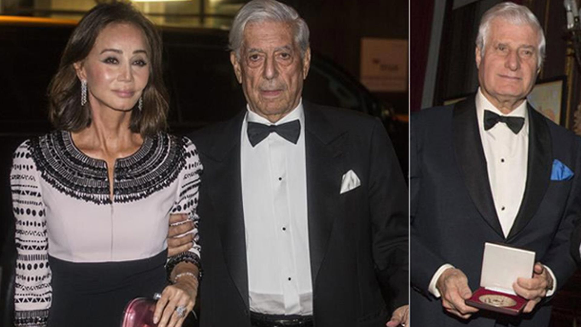 El Duque de Alba y Mario Vargas Llosa, acompañado por Isabel Preysler, reciben un homenaje en Nueva York