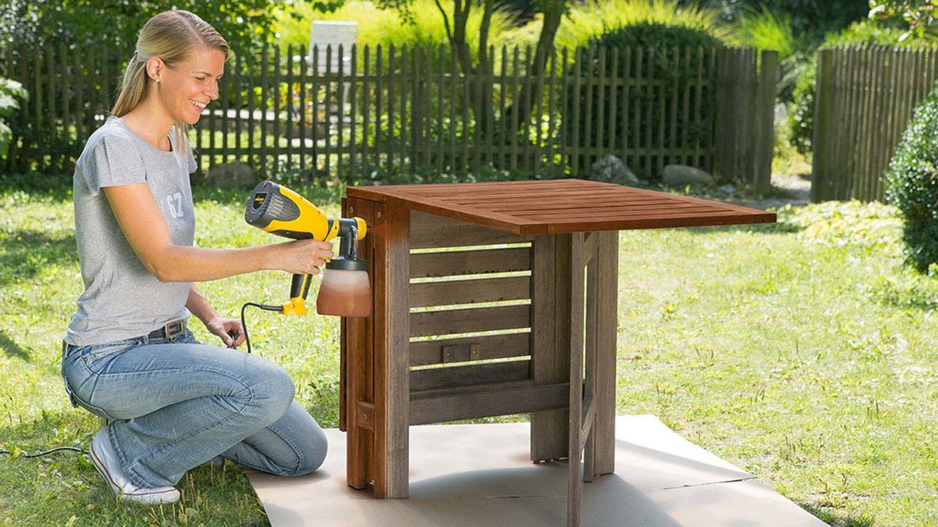 Aprende a pintar tus muebles con pistola y redecora tu casa