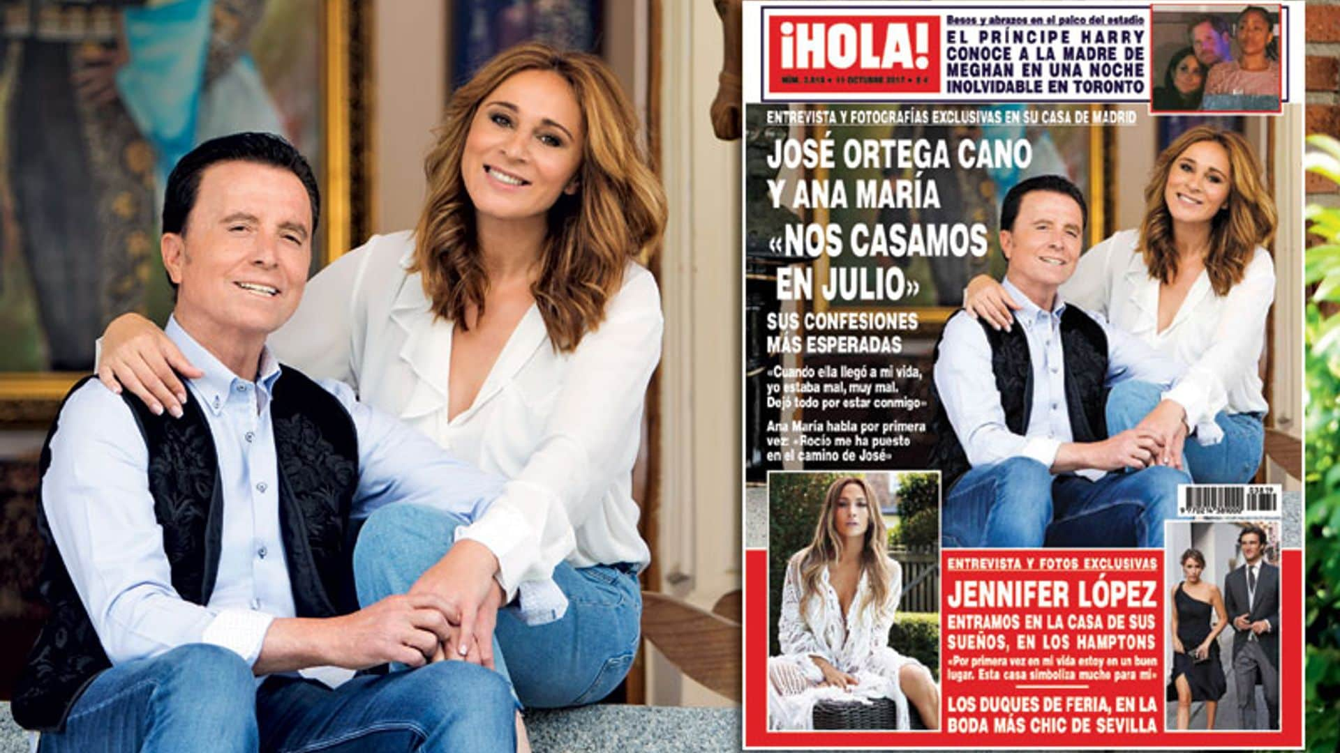 Exclusiva en ¡HOLA!: José Ortega Cano y Ana María: 'Nos casamos en julio'