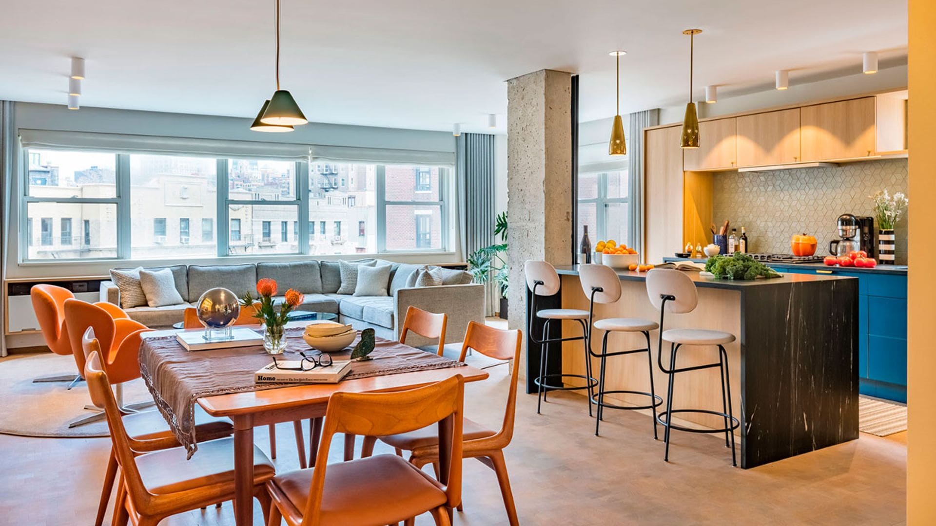 Un cálido apartamento en el West Village de Nueva York, un barrio de diseño y moda