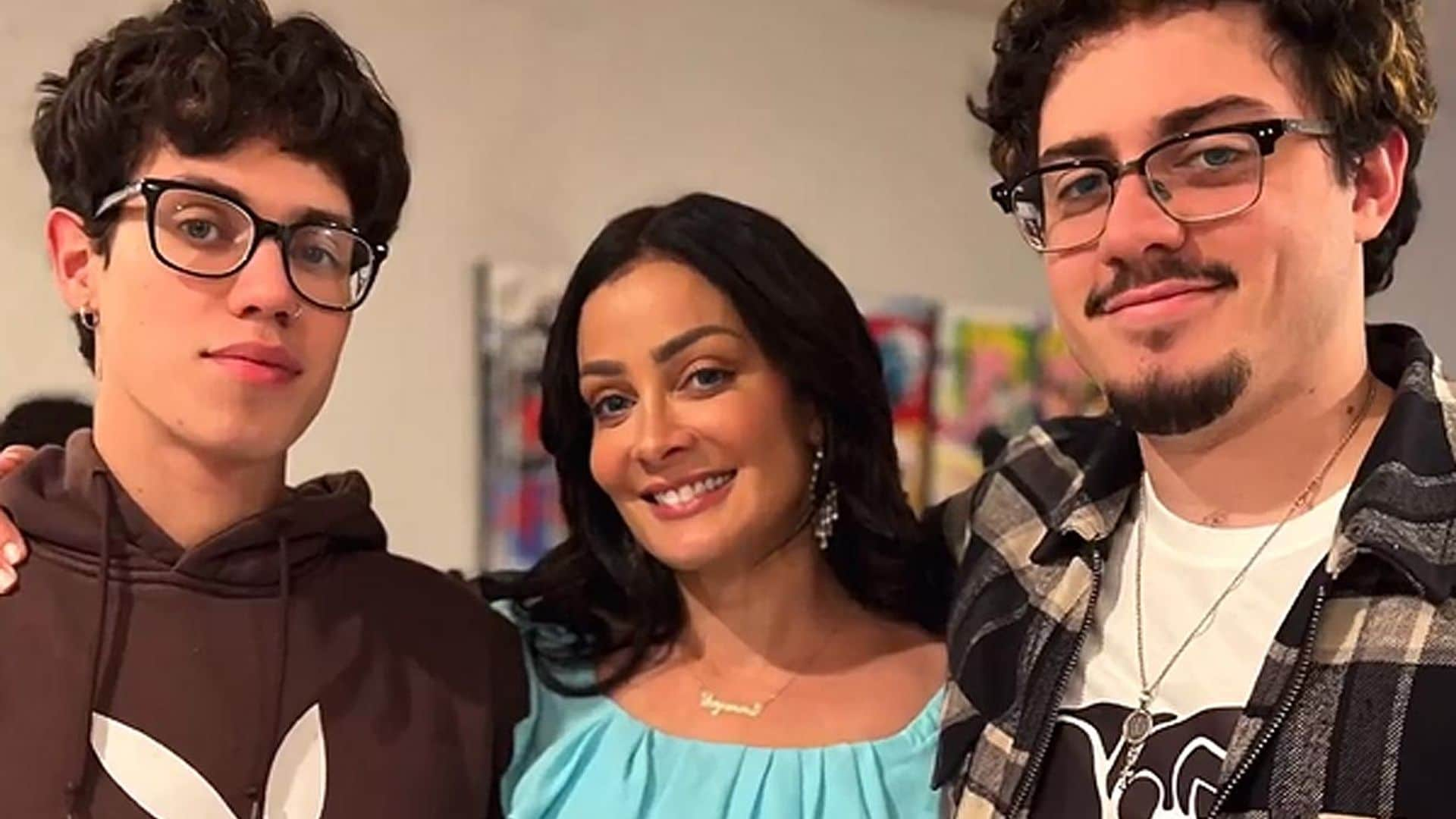 La fiesta que ha reunido a los hijos de Marc Anthony y su madre, Dayanara Torres, tras la boda del cantante