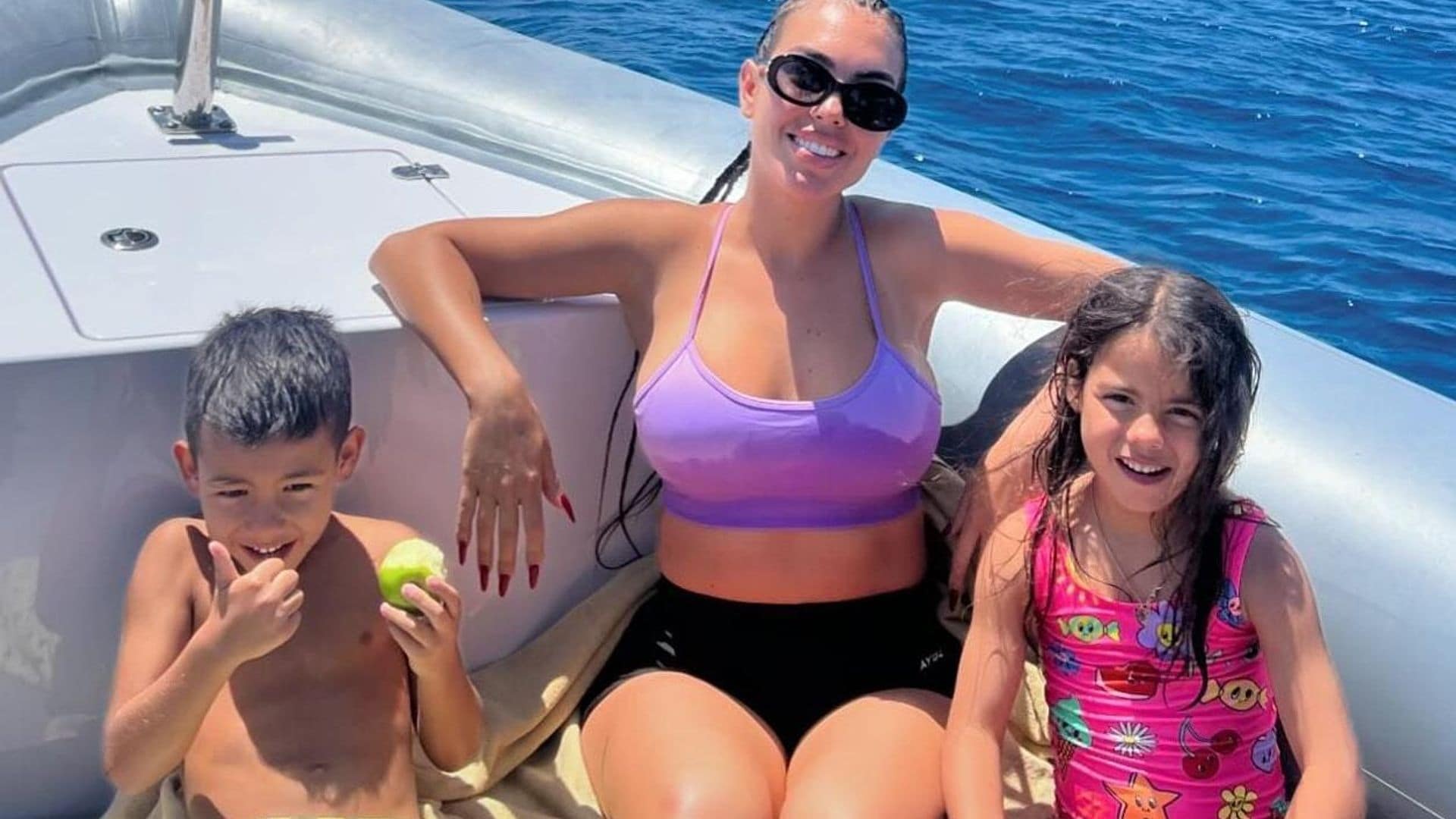 georgina rodr guez y sus mellizos eva y mateo