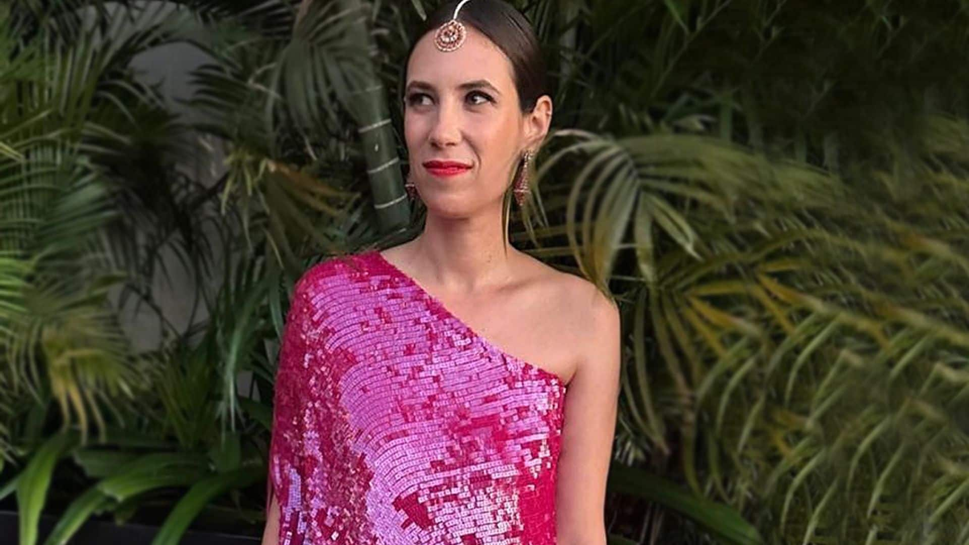 Tatiana Santo Domingo triunfa en Bombay con un vestido 'brilli' que recuerda a Taylor Swift