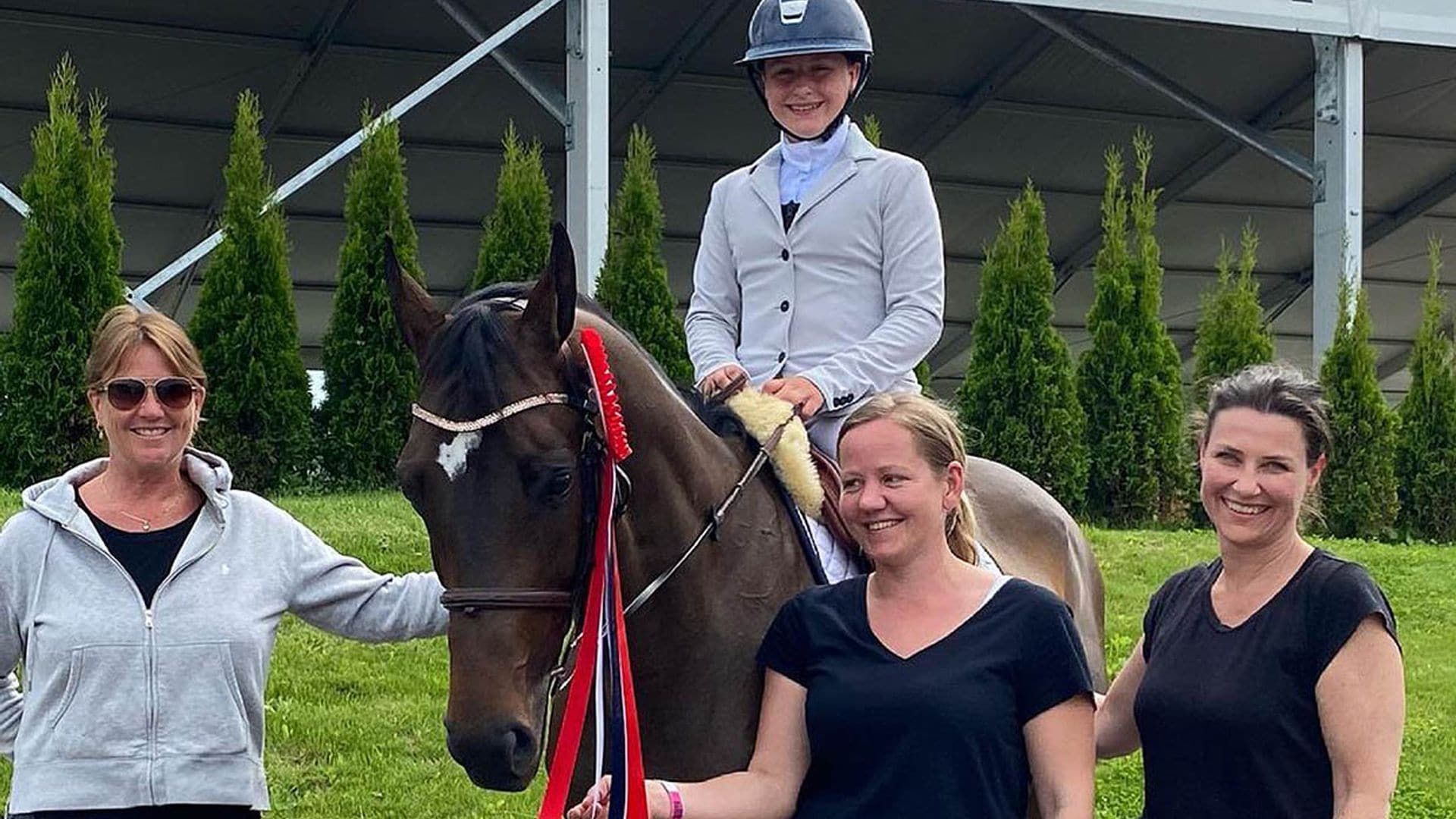 Nueva amazona en la familia: Emma Tallulah, hija de Marta Luisa de Noruega, medalla de bronce en hípica