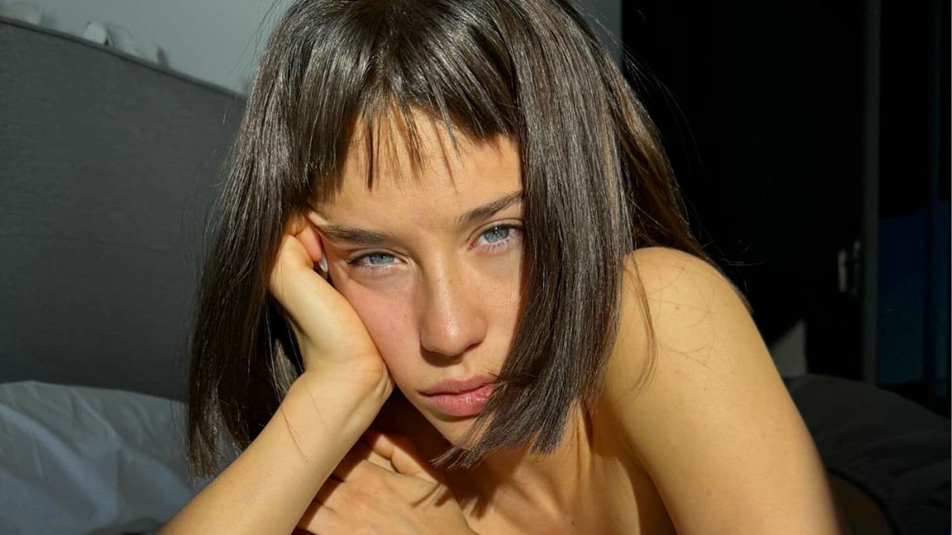 María Pedraza cambia de look y se suma al 'french cut', un corte cómodo y fácil de peinar