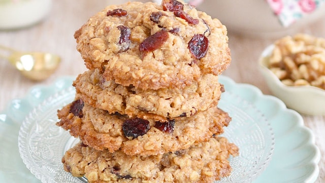 galletas avena frutos secos