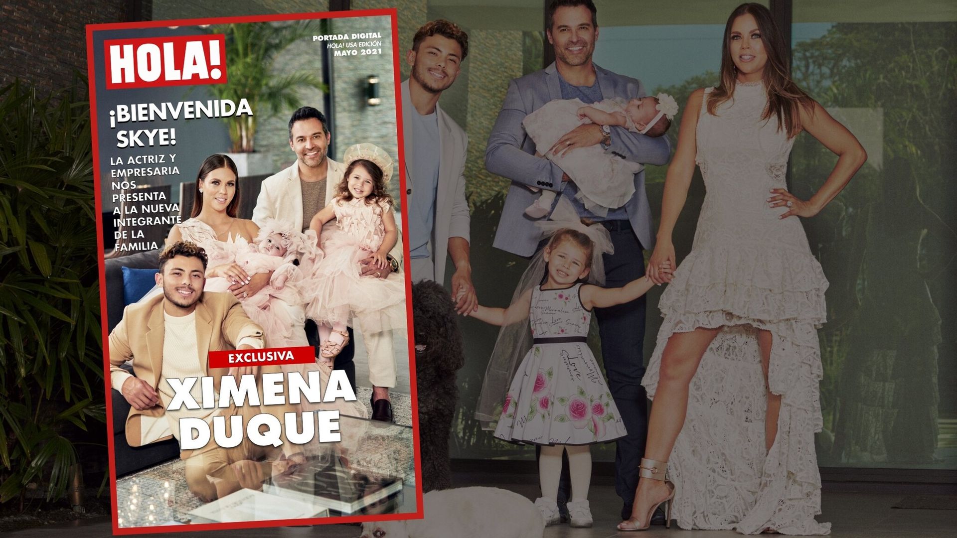 Ximena Duque, en su posado más especial, nos presenta a su hija Skye