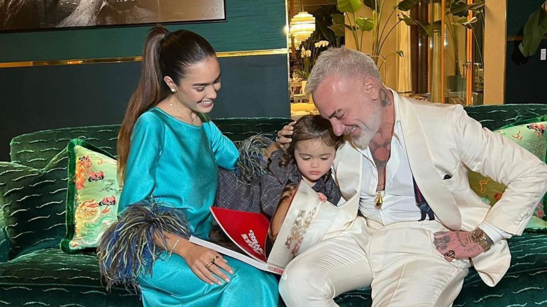 Gianluca Vacchi y Sharon Fonseca bautizan a su hija de 3 años en una ceremonia íntima y cargada de significado