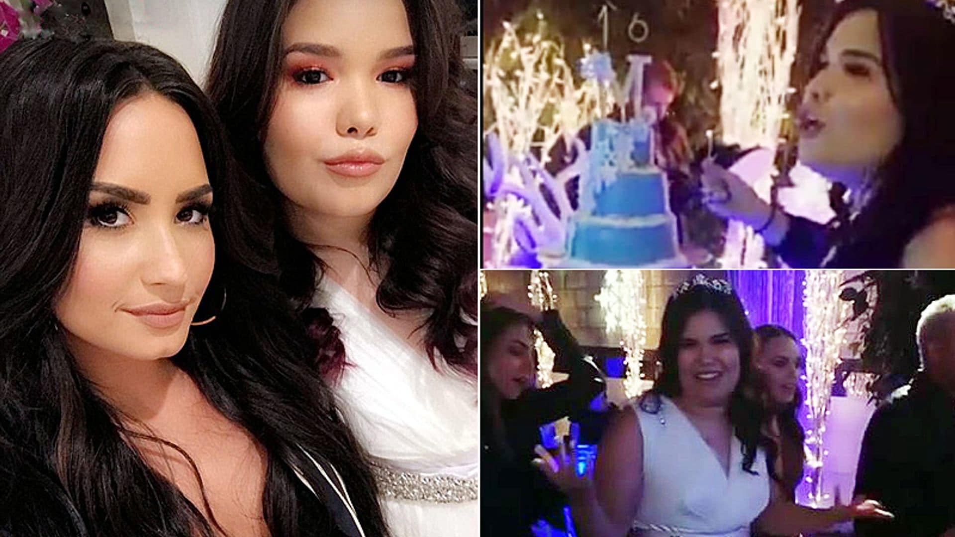 La hermana de Demi Lovato, Juanita en 'Mujeres desesperadas', irreconocible en su 16 cumpleaños