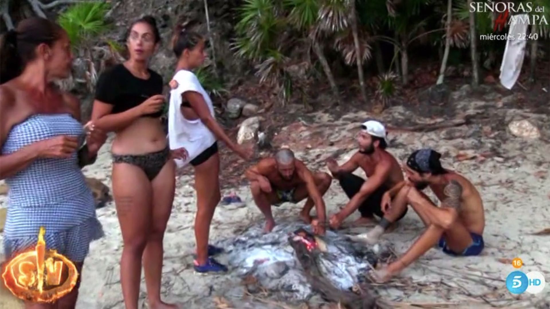 Así han vivido los supervivientes la fuerte tormenta que ha azotado la isla