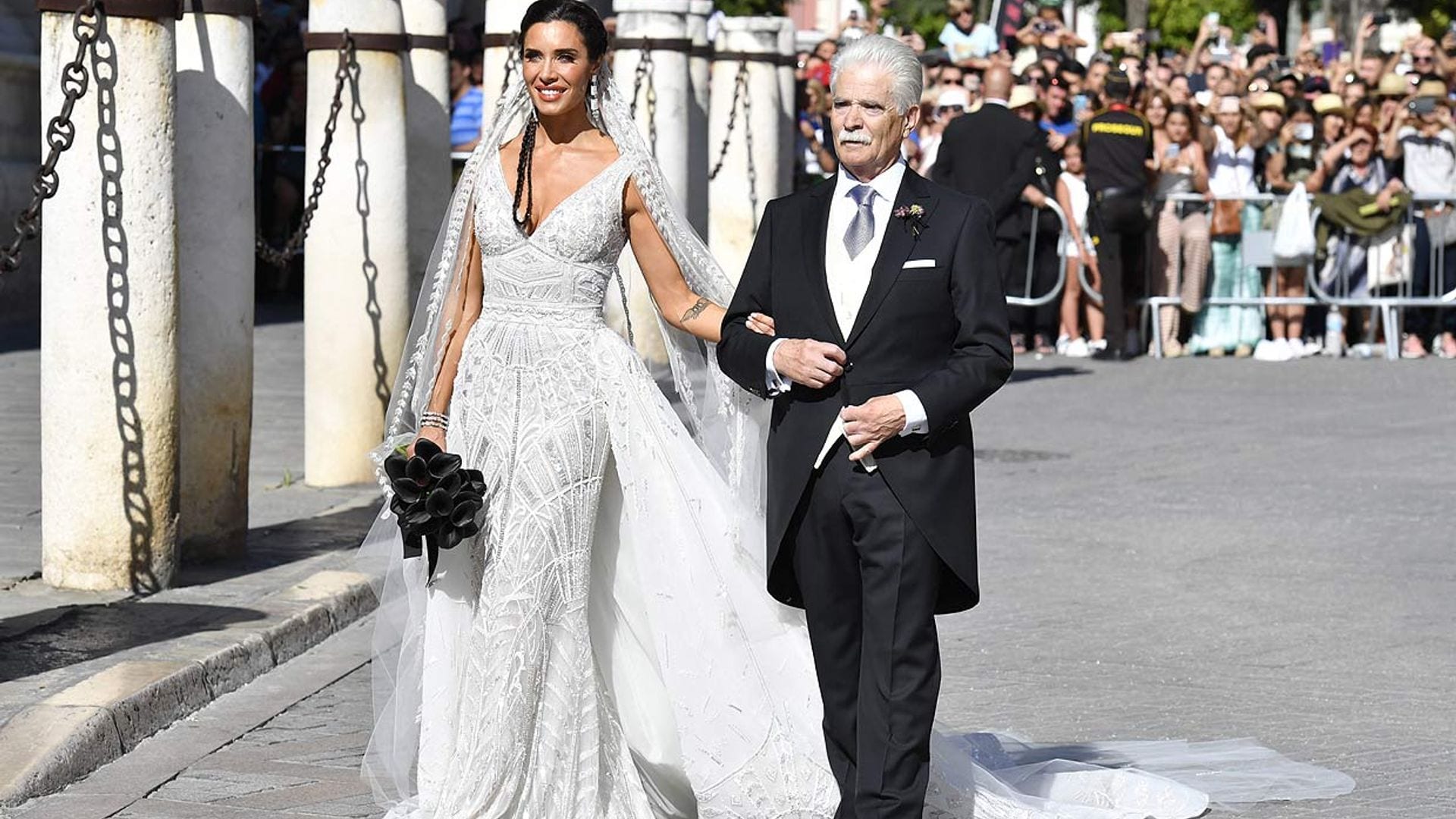 Las primeras imágenes de Pilar Rubio vestida de novia