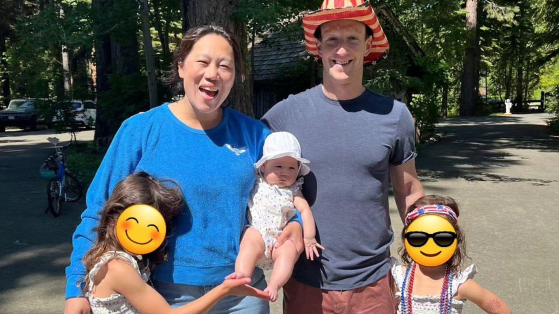 Mark Zuckerberg, un orgulloso padre de familia numerosa, presume de las chicas de su vida