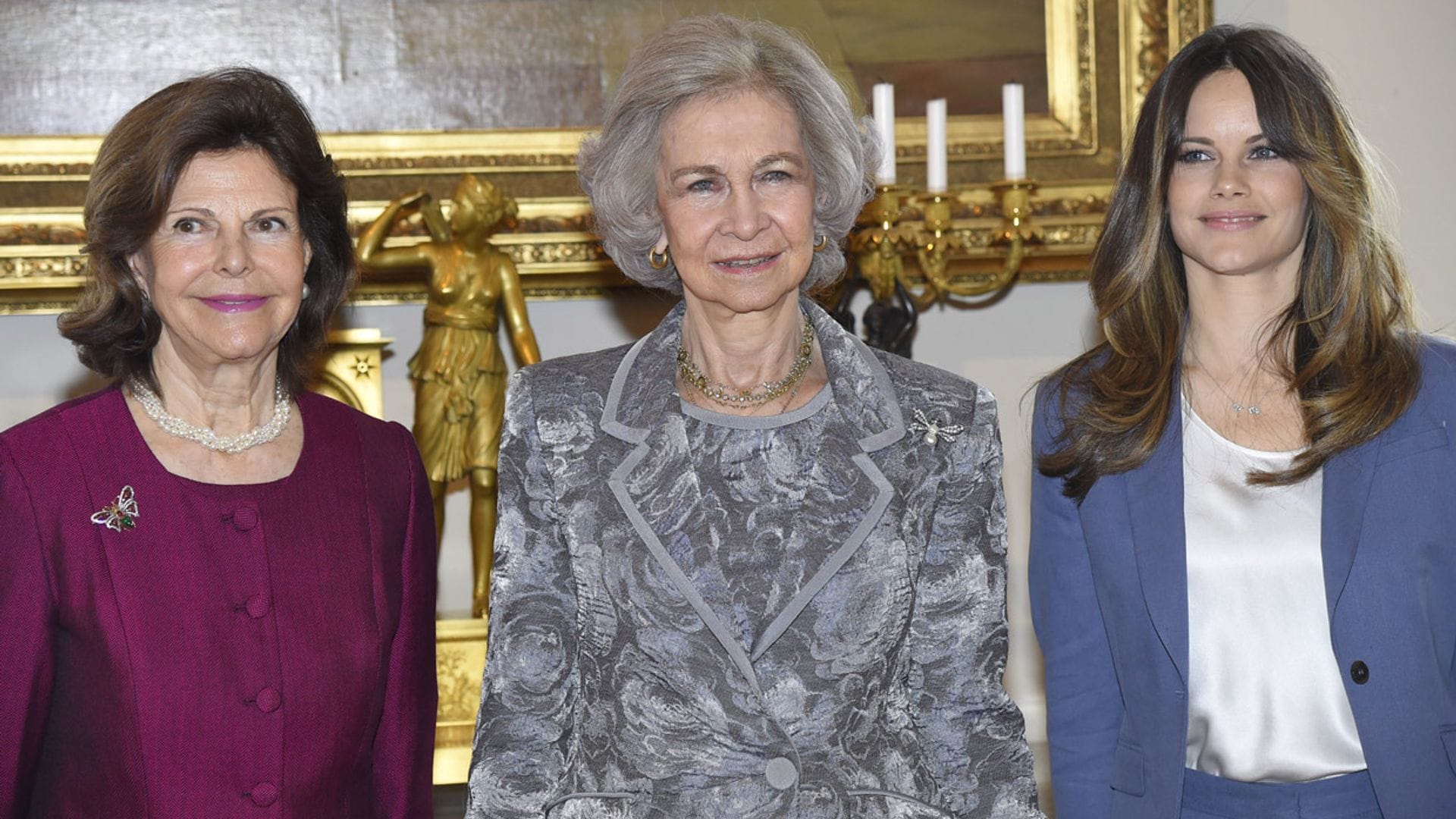 Cumbre real: la reina Sofía, la princesa Takamado y Silvia y Sofía de Suecia se reúnen en Estocolmo