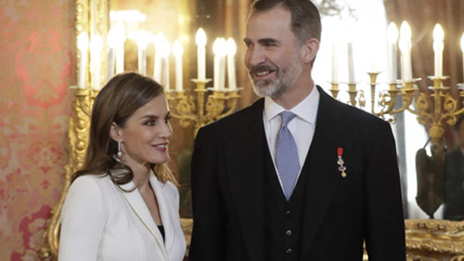 Los Reyes vuelven a abrir las puertas del Palacio Real en la tercera recepción al Cuerpo Diplomático de su reinado