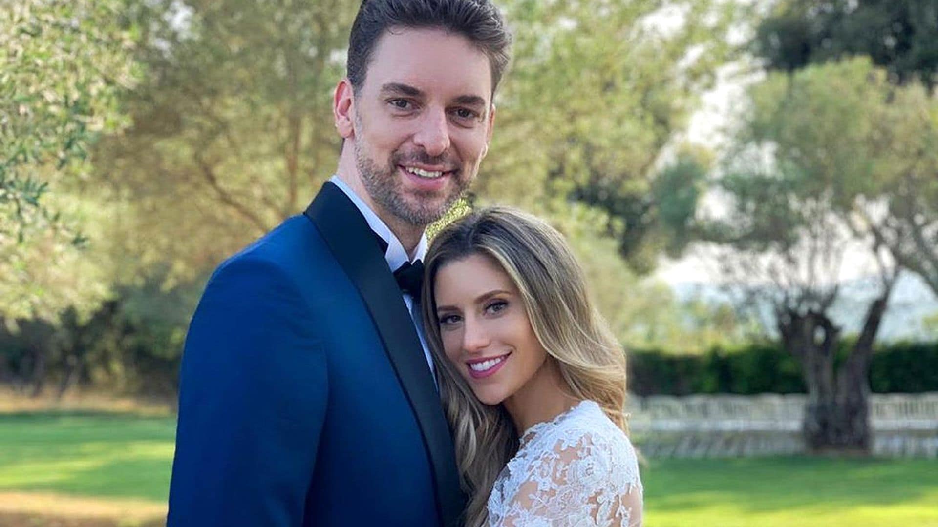 Las románticas imágenes de la boda española de Pau Gasol y Cat McDonnell