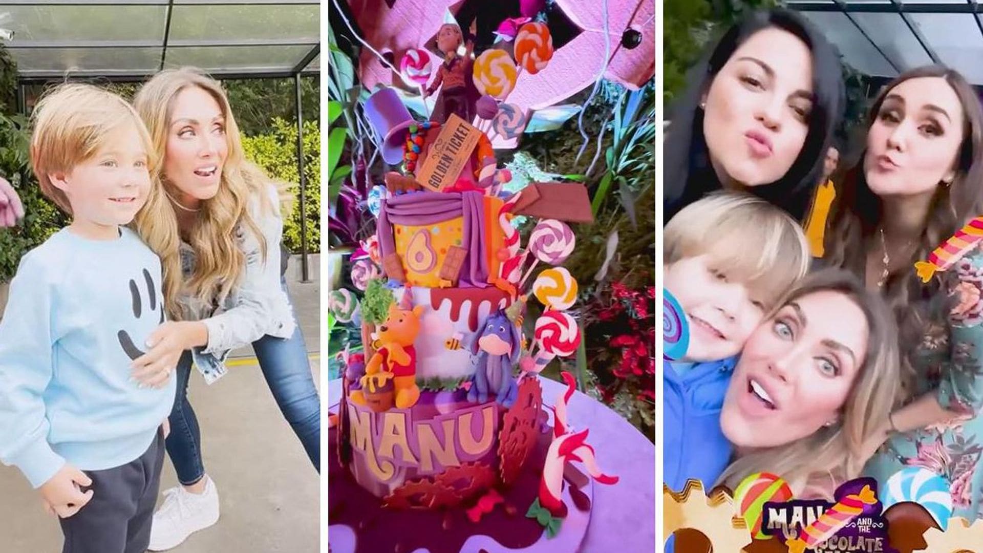 Anahí celebra el cumpleaños de su hijo, Manu, con una increíble fiesta de dulces