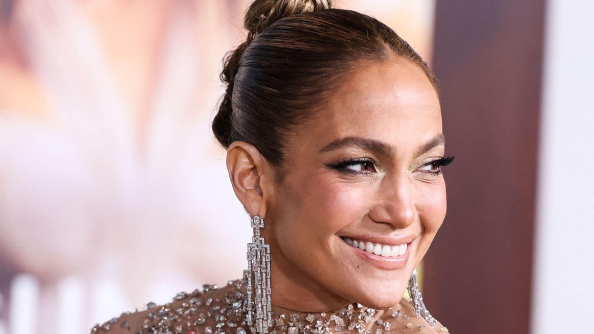 El vestido de Alta Costura de JLo en el estreno de 'Bodas de plomo'