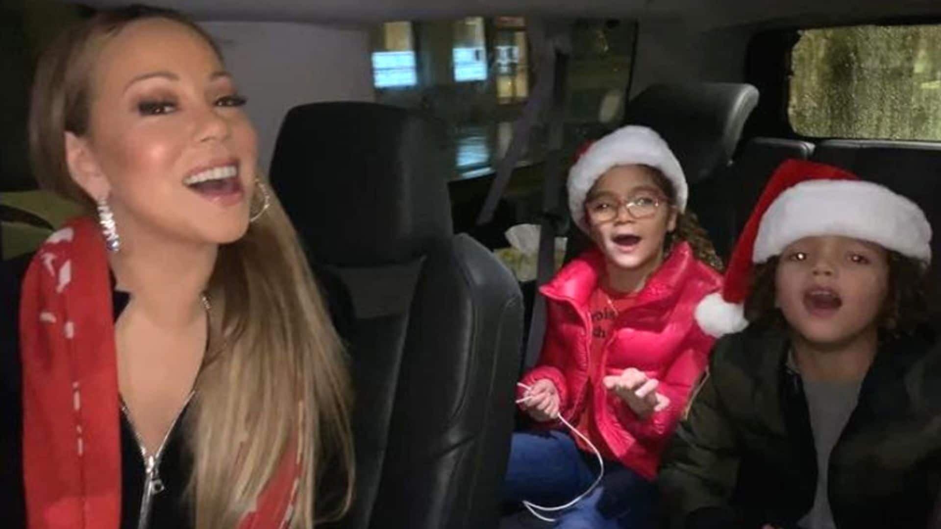 'All I want for Christmas is you!', el adorable vídeo de Mariah Carey cantando con sus hijos