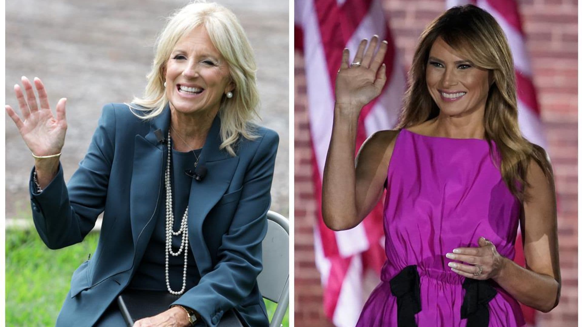 La marcada diferencia de estilos entre Jill Biden y Melania Trump