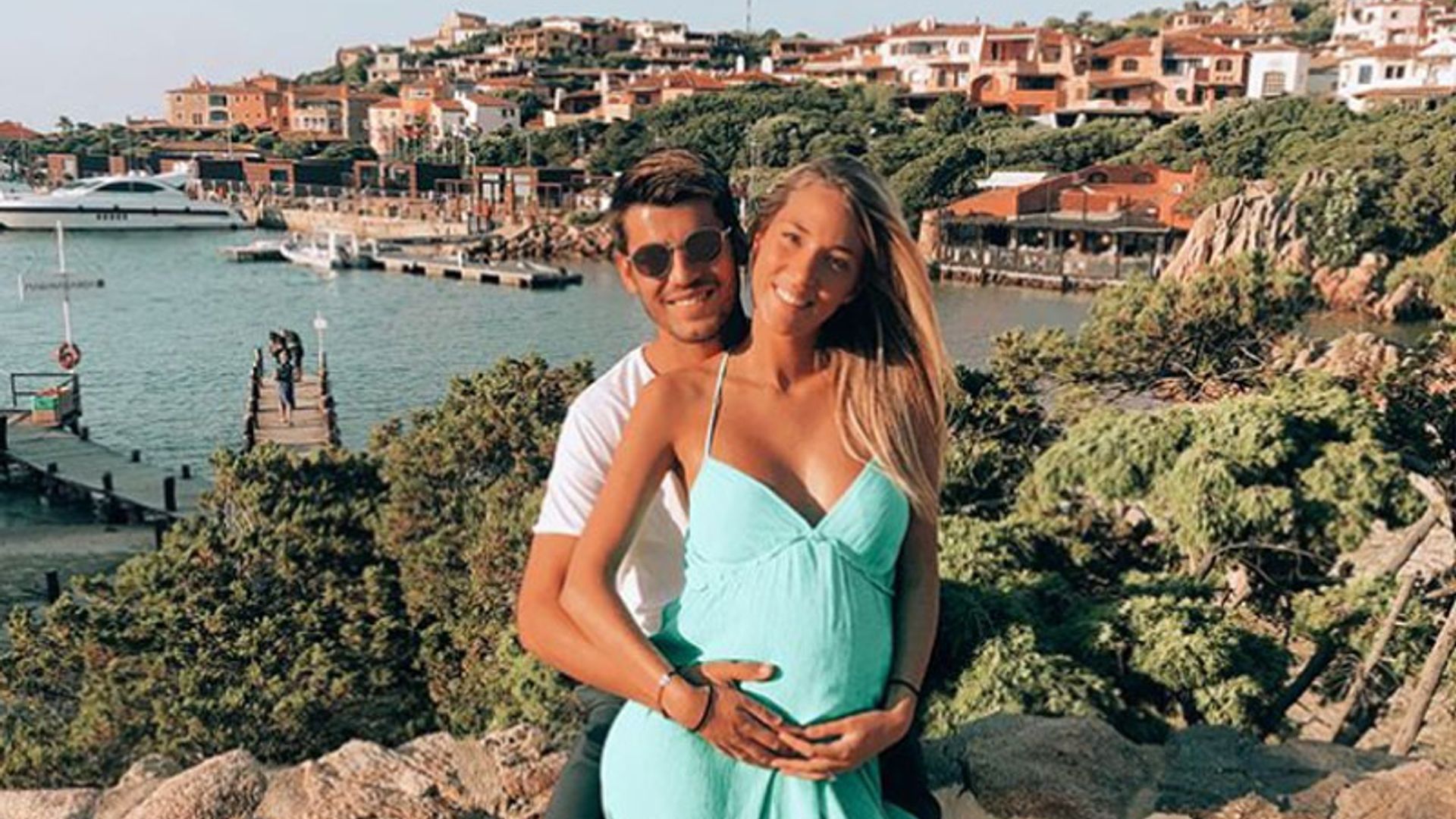 Álvaro Morata y Alice Campello celebran su aniversario de boda ante la inminente llegada de sus bebés