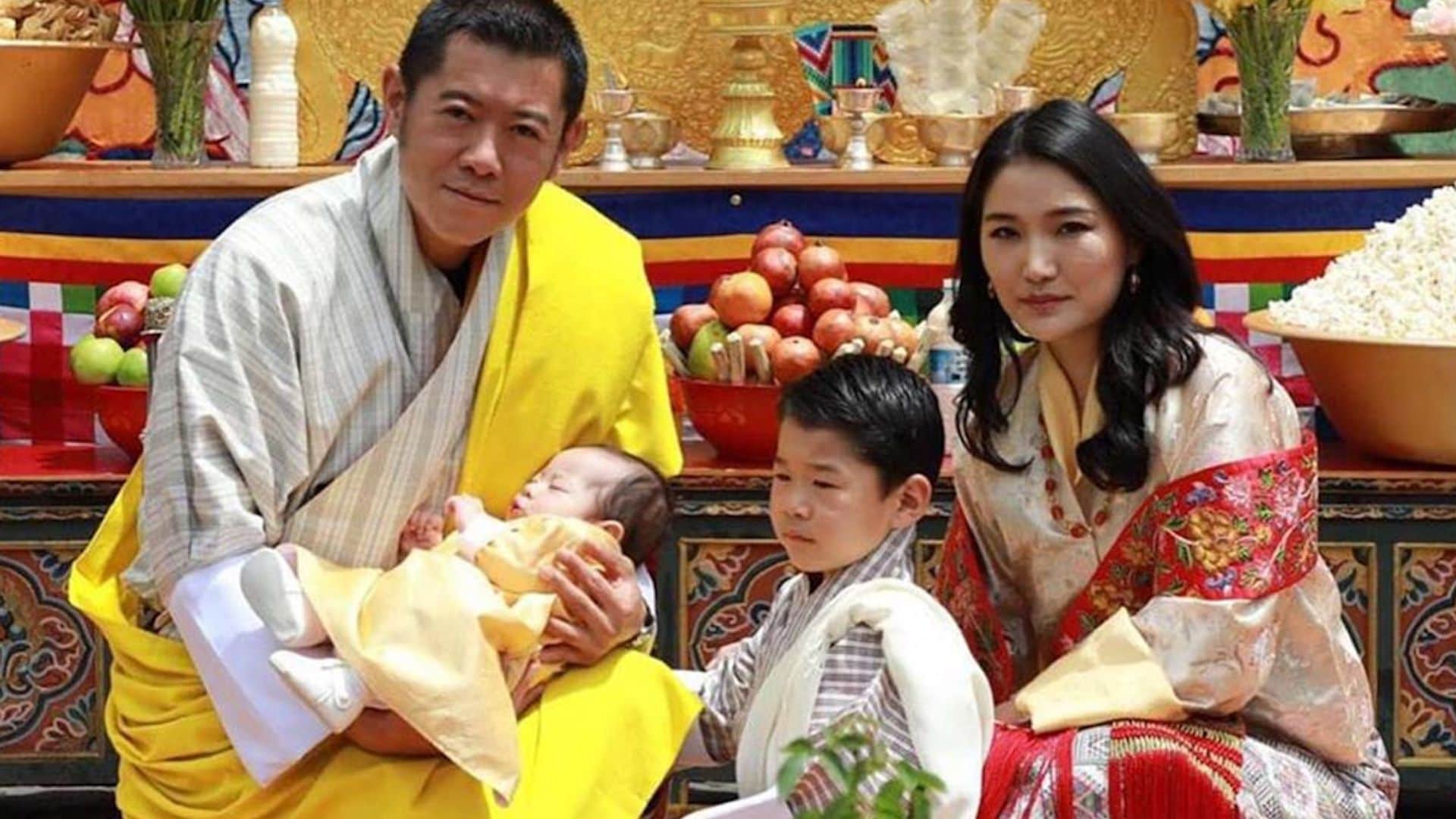 Los Reyes de Bután dan a conocer finalmente el nombre de su segundo hijo