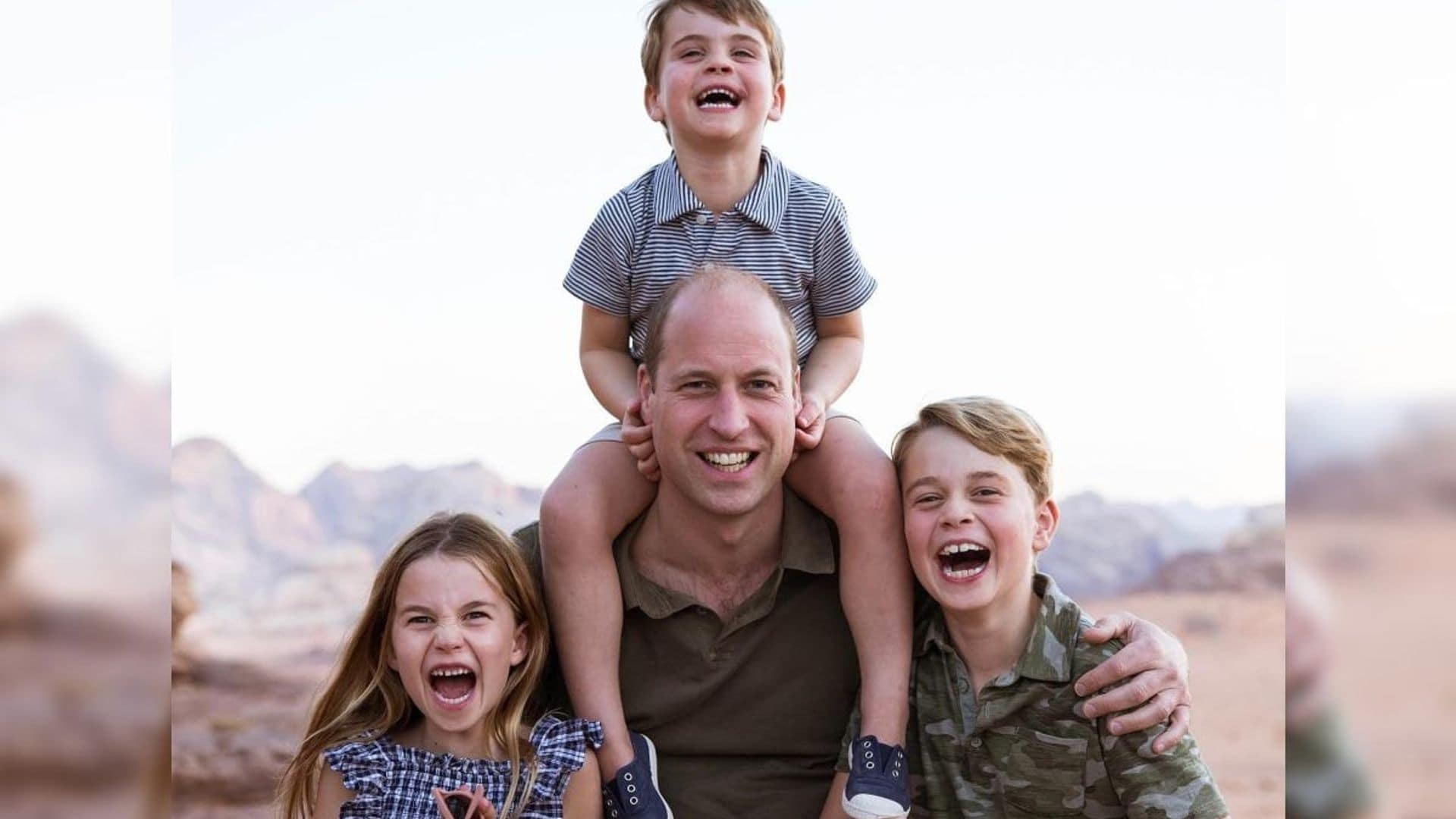 Con la foto más entrañable, el Príncipe William celebra el Día del Padre