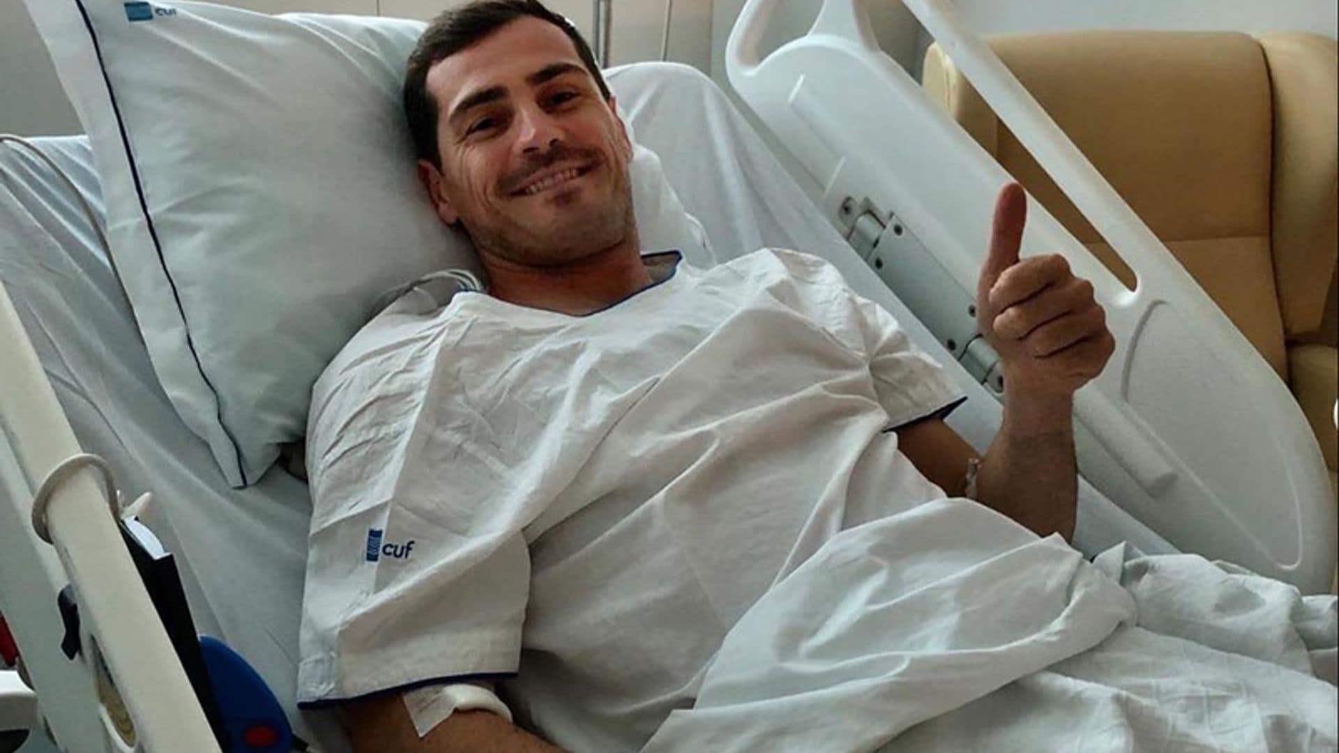 Iker Casillas permanecerá ingresado al menos tres días más en el hospital