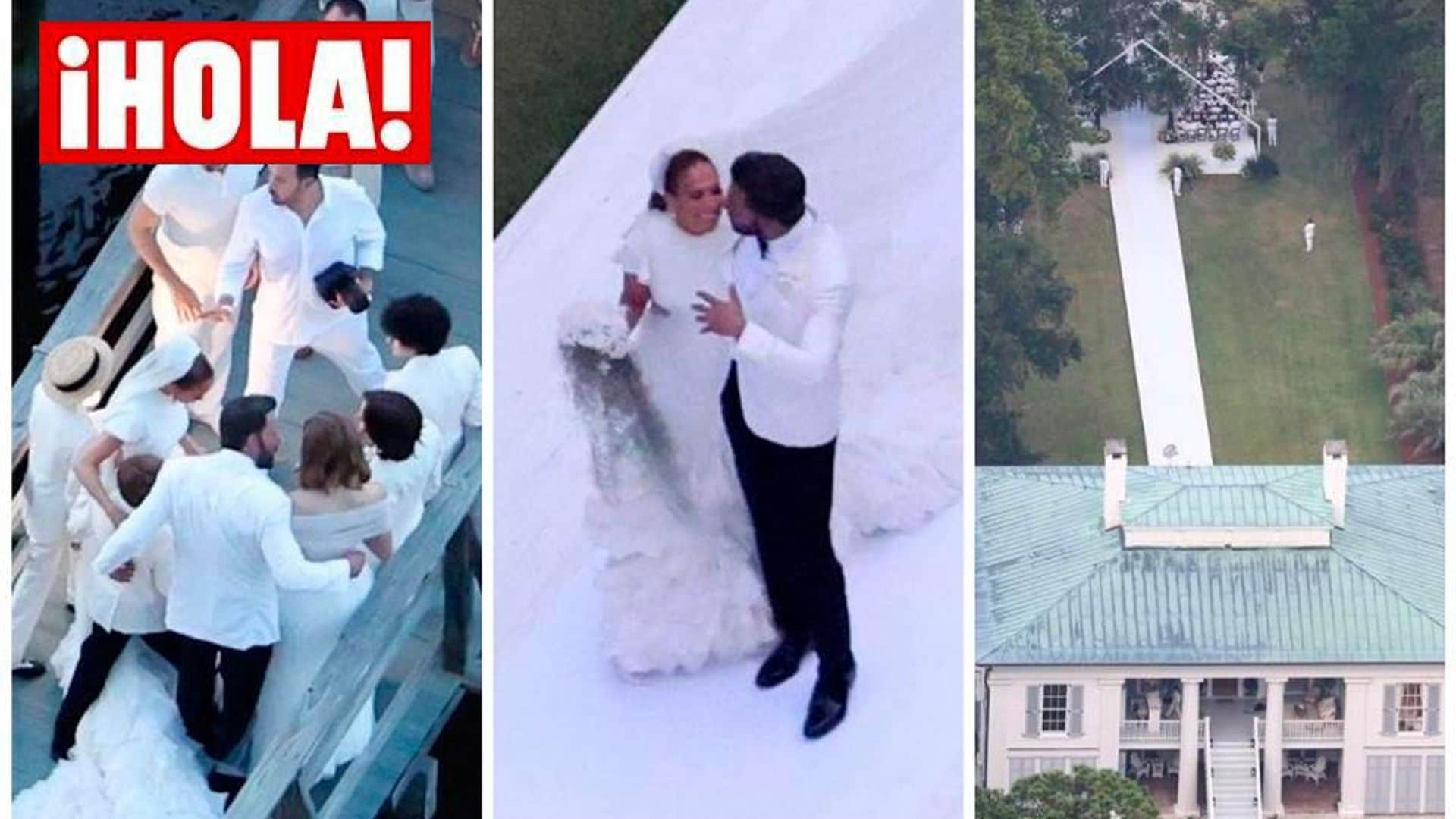 FOTOS: Así fue la romántica boda de Jennifer Lopez y Ben Affleck