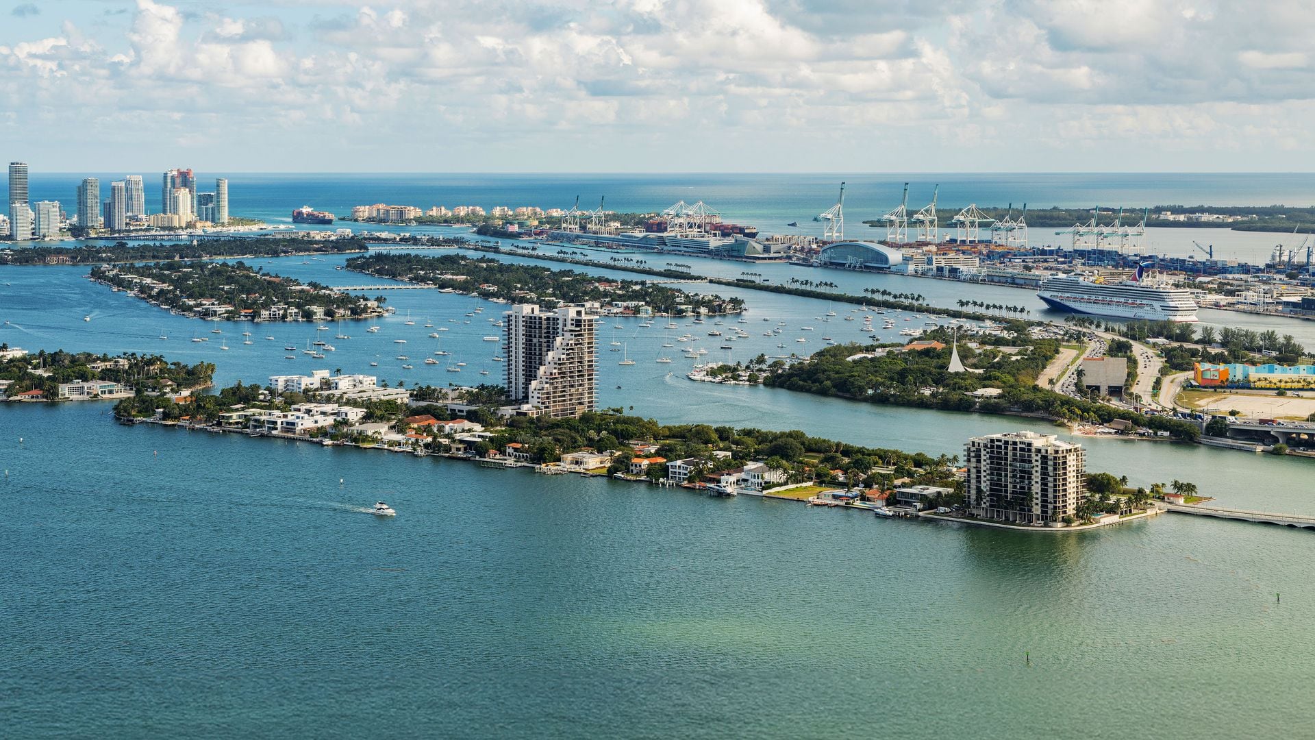 La bahía de Miami