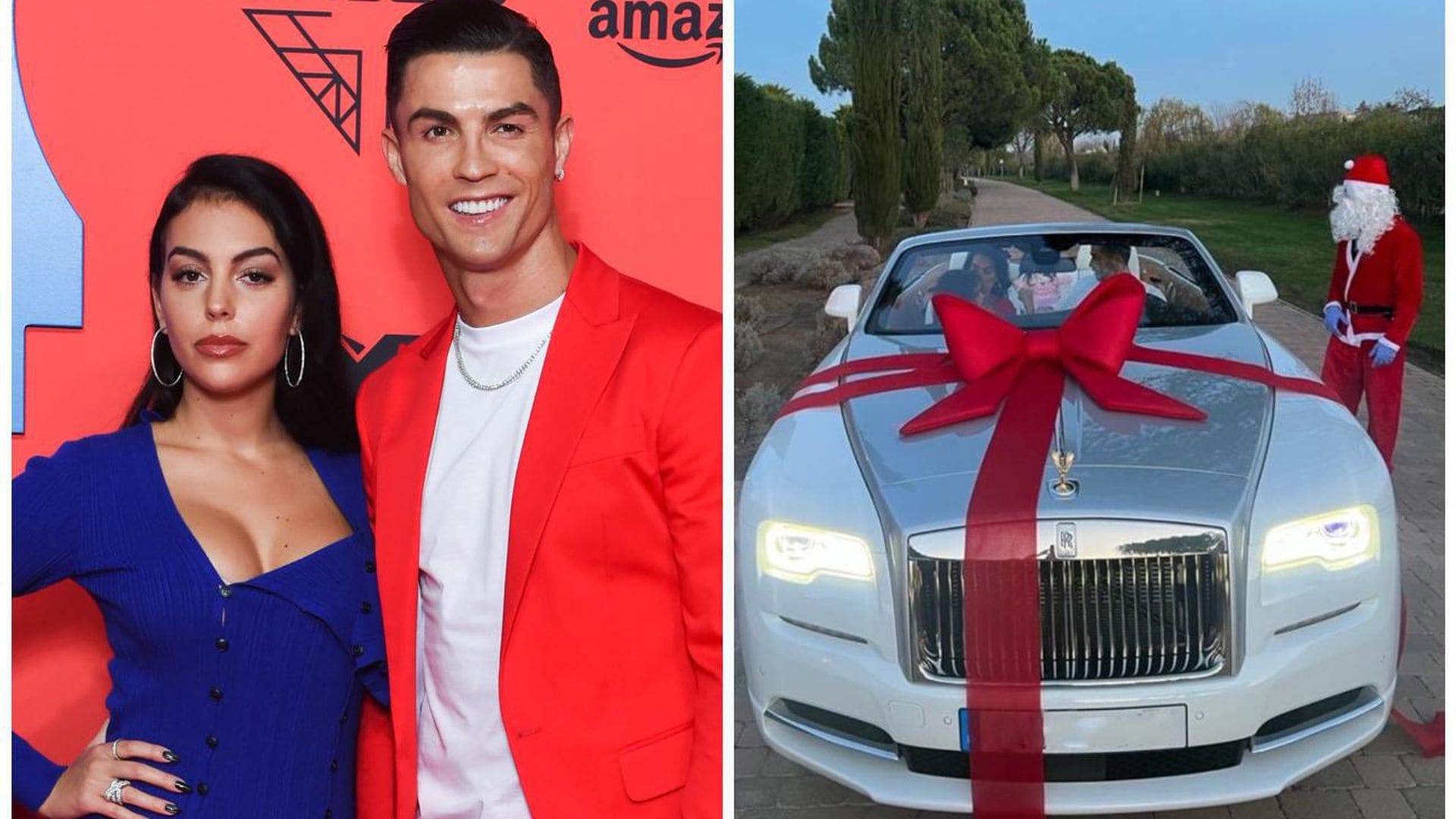 Georgina Rodríguez sorprende a Cristiano Ronaldo con un auto de lujo en Navidad